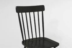 Magnolia Home Spindle Back II Dining Side Chair Set Of 2 By Joanna Gaines 12 Magnolia Home Spindle Back II Dining Side Chair Set Of 2 By Joanna Gaines -Furniture Store 312783 black wood dining chair detail 44
