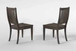 Valencia Dining Side Chair Set Of 2 -Furniture Store 312829 grey wood dining chair back 65