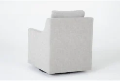 Stark Light Grey Swivel Chair -Furniture Store 313051 grey fabric swivel side 18
