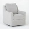 Stark Light Grey Swivel Chair -Furniture Store 313051 grey fabric swivel signature 01