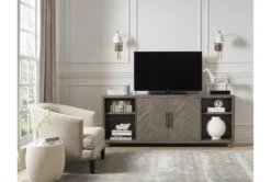 Leona Grey 80" Two Door Tv Stand 13 Leona Grey 80" Two Door Tv Stand -Furniture Store 313282 grey wood media console room 85