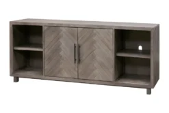 Leona Grey 80" Two Door Tv Stand