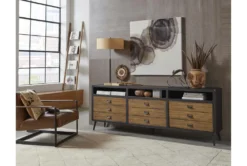 Emory Black 80" Tv Stand -Furniture Store 313284 black wood media console room 85