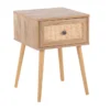 Carla Natural End Table -Furniture Store 313739 natural mdf end table signature 01