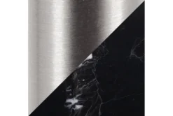 Kate Black Marble, Nickle And Glass Side Table -Furniture Store 313741 silver metal chairside table material 76