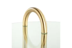 Kate White Marble, Gold And Glass Side Table -Furniture Store 313742 gold metal chairside table detail 46