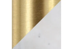 Kate White Marble, Gold And Glass Side Table -Furniture Store 313742 gold metal chairside table material 76