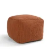 18X18X14 Terracota Performance Knit Indoor Outdoor Pouf