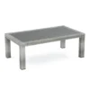 Carlyle Outdoor Wood Top Coffee Table -Furniture Store 314090 grey metal coffee table signature 02