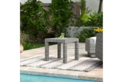 Carlyle Outdoor End Table -Furniture Store 314093 grey metal end table room 85