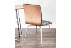 Sam Black Faux Leather Swivel Dining Chair Set Of 2 -Furniture Store 314370 black faux leather dining chair room 86