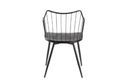 Walter Black Metal And Black Wood Dining Chair -Furniture Store 314430 black wood dining chair back 82