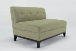 Holden V Chenille Settee -Furniture Store 314880 green fabric settee side 19