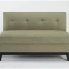 Holden V Chenille Settee -Furniture Store 314880 green fabric settee signature 01