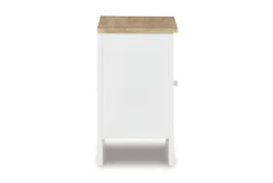 Selburg White/Brown Accent Cabinet -Furniture Store 315324 side 14