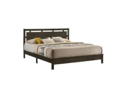 Gemini Grey King Platform Bed
