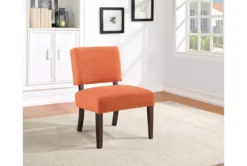 Jasmine Tangerine Accent Chair -Furniture Store 316079 orange plywood accent chair room 85
