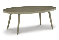 Bali Modern Oval Outdoor Coffee Table