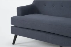 Celestino Slate Settee With 2 Accent Chairs -Furniture Store 317509 blue fabric settee detail 45