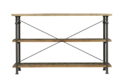 Nira Console Table With Shelves 14 Nira Console Table With Shelves -Furniture Store 317528 brown wood sofa table back 82