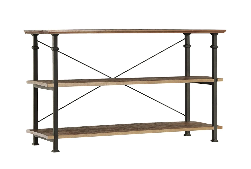Nira Console Table With Shelves 3 Nira Console Table With Shelves