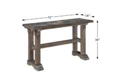 Leo Console Table -Furniture Store 317531 brown wood sofa table detail 44