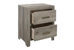 Tarek Grey 28" 2 Drawer Nightstand -Furniture Store 317885 detail 44