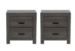 Adel 2 Drawer Nightstand Set Of 2