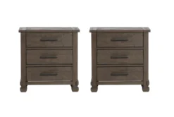 Caden 3 Drawer Nightstand Set Of 2