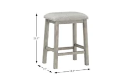 Daisy 60" Counter Set For 4 -Furniture Store 319229 grey wood counter height set detail 45