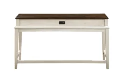 Jill 68" Counter Set For 3 -Furniture Store 319230 brown wood counter height set back 82