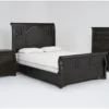 Remi Queen Sleigh 3 Piece Bedroom Set -Furniture Store 319482 brown bed signature 01