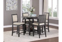 Taylor Brown/Black Counter Set For 4 -Furniture Store 319511 room 85