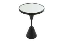 16 X 24" Black Metal Mirror Accent Table -Furniture Store 320261 black metal accent table back 82