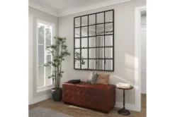 48" Brown Leather & Teak Wood Bench 27 48" Brown Leather & Teak Wood Bench -Furniture Store 320333 brown wood bench room 93