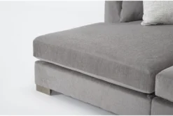 Pierson Oversized 88" Double Chaise -Furniture Store 320695 grey fabric sectional detail 44