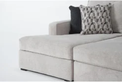 Monterey Beach Double Chaise -Furniture Store 322555 beige fabric sectional detail 45