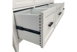 Arris 9 Drawer Dresser -Furniture Store 322631 white wood dresser detail 44
