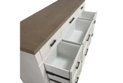 Arris 9 Drawer Dresser -Furniture Store 322631 white wood dresser storage 12
