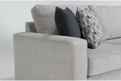 Monterey Beach 86" 4 Piece Sofa, Loveseat, Chair & Ottoman Set -Furniture Store 322810 beige fabric living room set detail 45