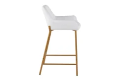 Danny Gold And White Counter Stool Set Of 2 -Furniture Store 323621 side 14
