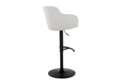 Bane Light Grey Upholstered Bar Stool Set Of 2 19 Bane Light Grey Upholstered Bar Stool Set Of 2 -Furniture Store 323685 back 82