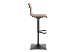 Molly Camel Barstool -Furniture Store 323690 brown faux leather bar stool side 14