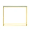 Dior Gold Console Table With Glass Top -Furniture Store 325526 signature 01