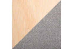 31" Grey Storage Bench With Natural Wood Legs -Furniture Store 326554 grey polyester bench material 76