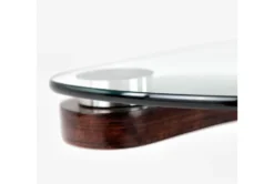 Allure Console Table -Furniture Store 42896 brown wood sofa table detail 19