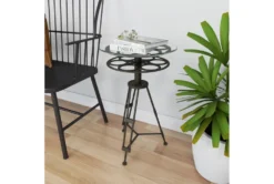 Metal Glass Accent Table -Furniture Store 71233 black glass accent table room 96