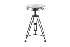 Metal Glass Accent Table -Furniture Store 71233 front 04