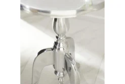 15" Round Silver Aluminum Pedestal Accent Table 23 15" Round Silver Aluminum Pedestal Accent Table -Furniture Store 78167 detail 44