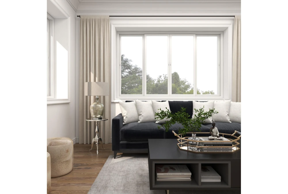 15" Round Silver Aluminum Pedestal Accent Table 11 15" Round Silver Aluminum Pedestal Accent Table - Image 9